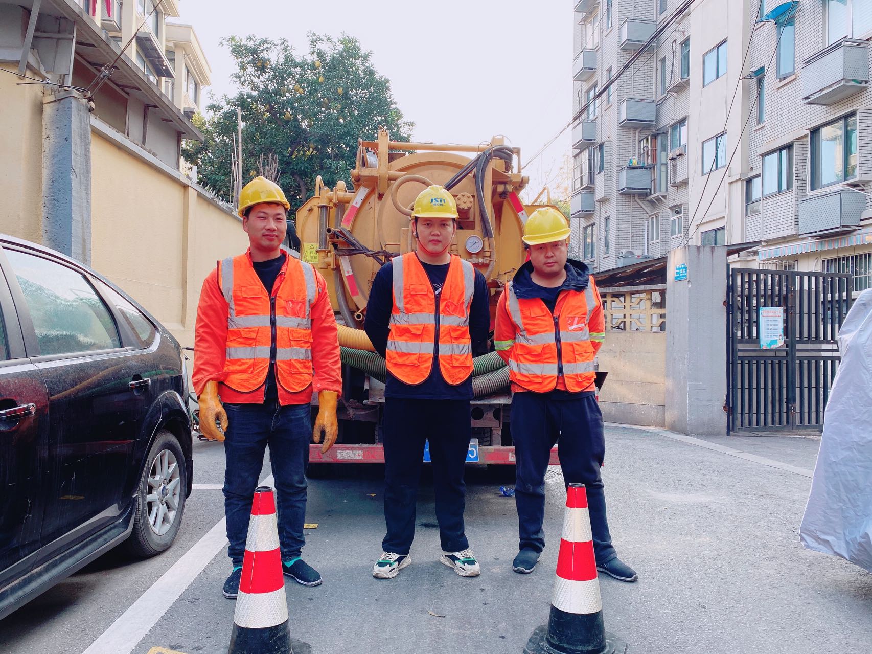 瑞昌南京某小区管道清淤检测施工